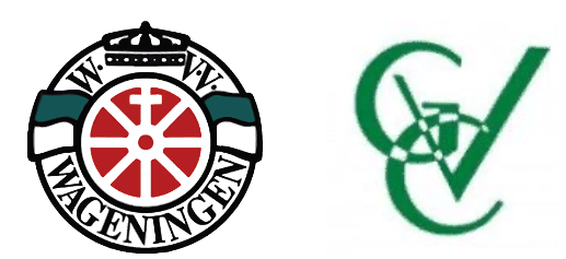 Logo's Wageningen en GVC